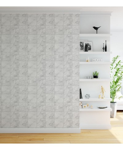 Azulejo Quadrados de Mármore Branco