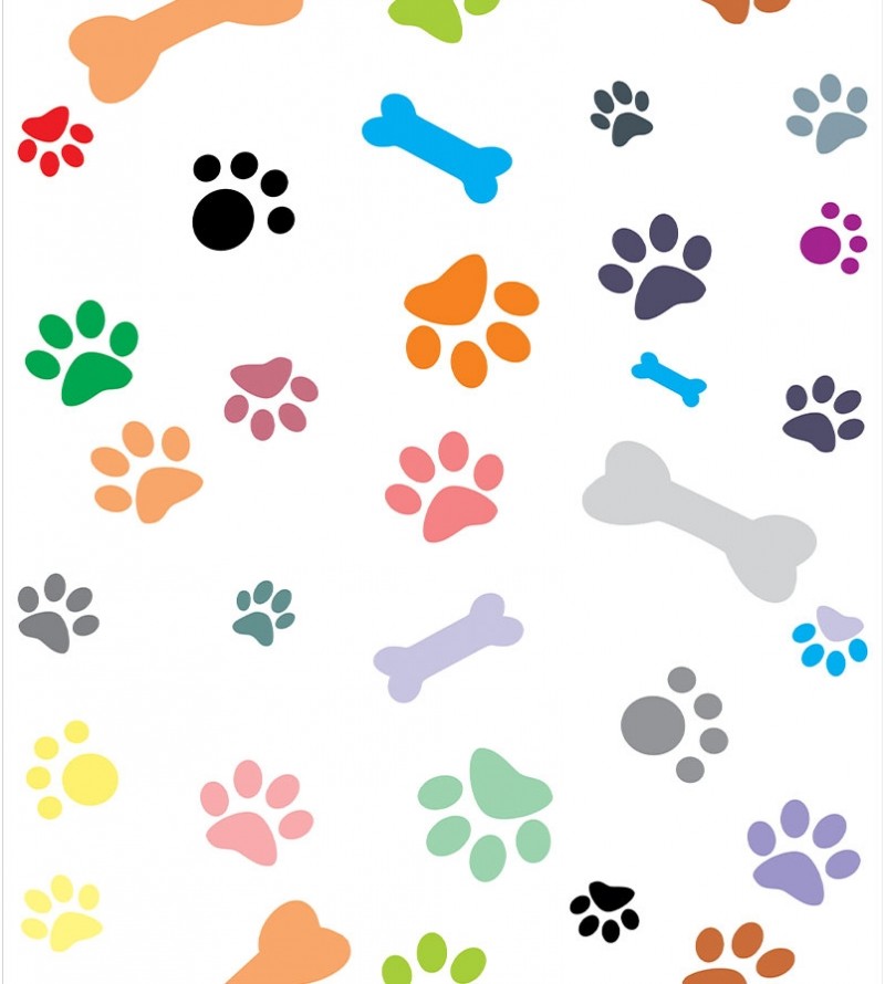 Papel De Parede Adesivo de pegadas