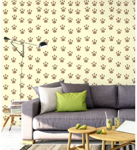 Papel De Parede Adesivo de Patas Minimalista