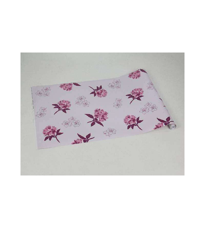 Papel de parede floral tons pink, rosa, bordo, fundo em rosa - Encanto 12