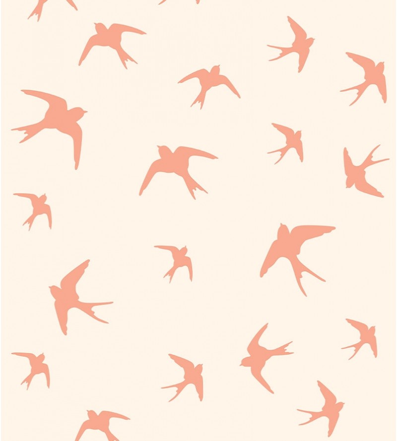 Papel De Parede Adesivo de Andorinhas