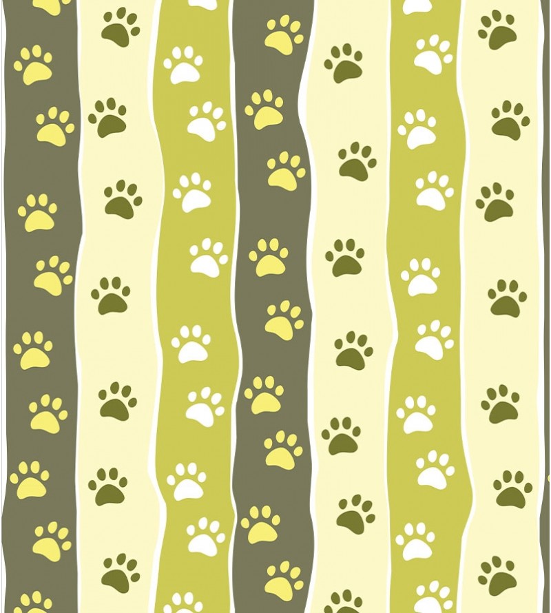 Papel De Parede Adesivo Patinhas Caninas