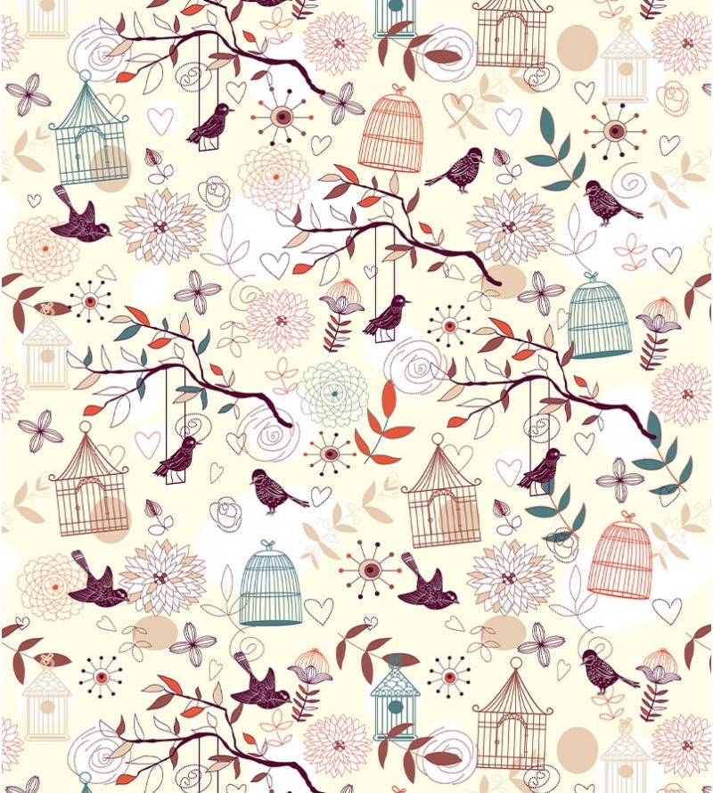 Papel De Parede Adesivo Little Abstrato