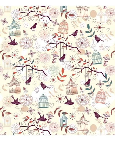 Papel De Parede Adesivo Little Abstrato