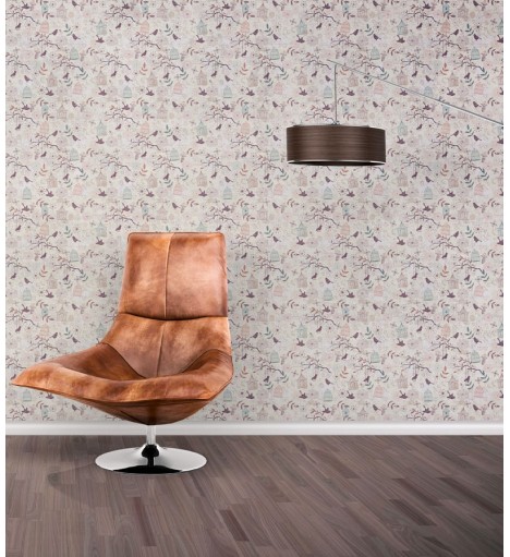 Papel De Parede Adesivo Little Abstrato