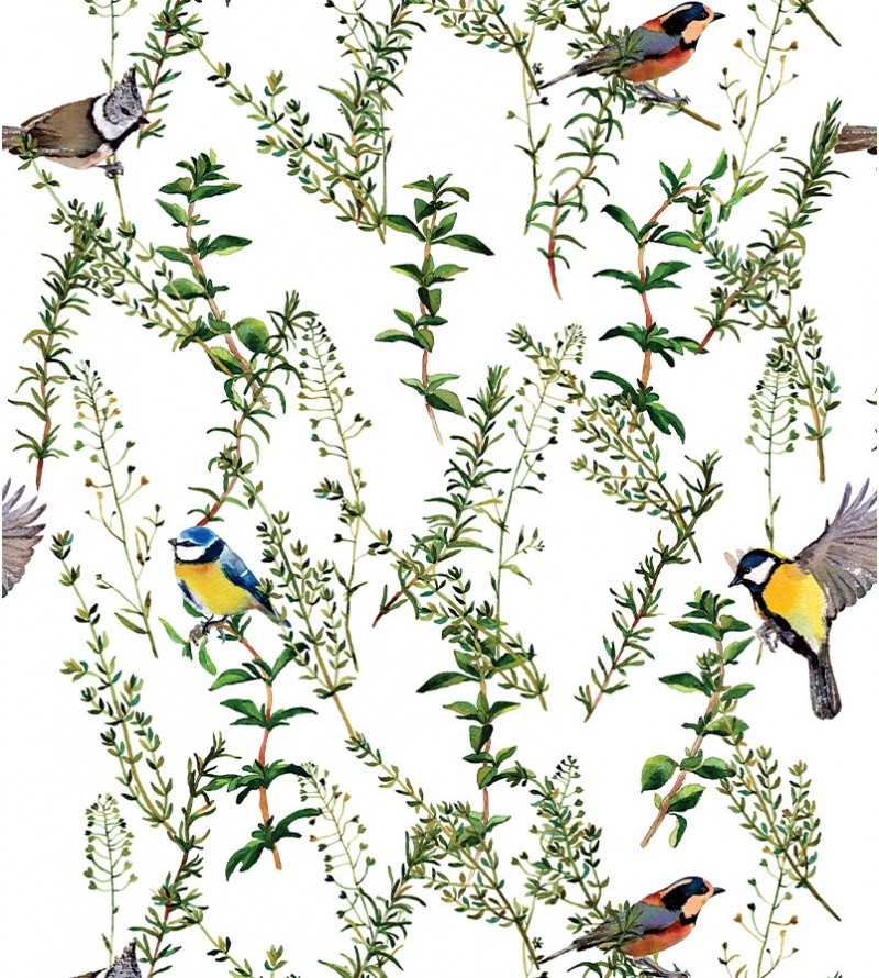 Papel De Parede Adesivo Chapim