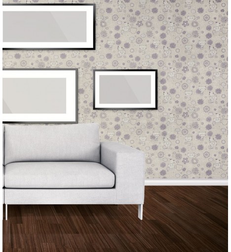 Papel De Parede Adesivo Gatinhos Delicados