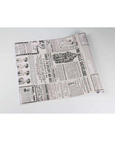 Papel de parede modelo jornal envelhecido, com escritas e desenhos pretos - Jornal 12 Papel de parede modelo jornal envelhecido, com escritas e desenhos pretos - Jornal 12