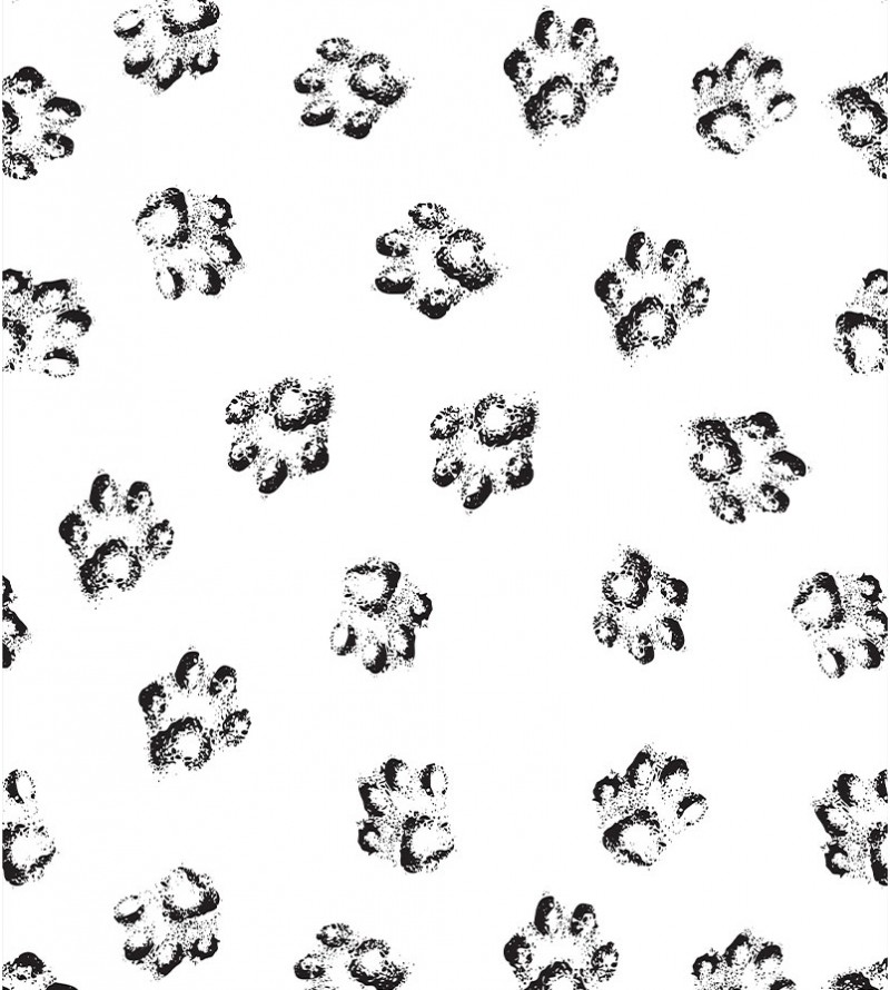 Papel De Parede Adesivo Pata Canina