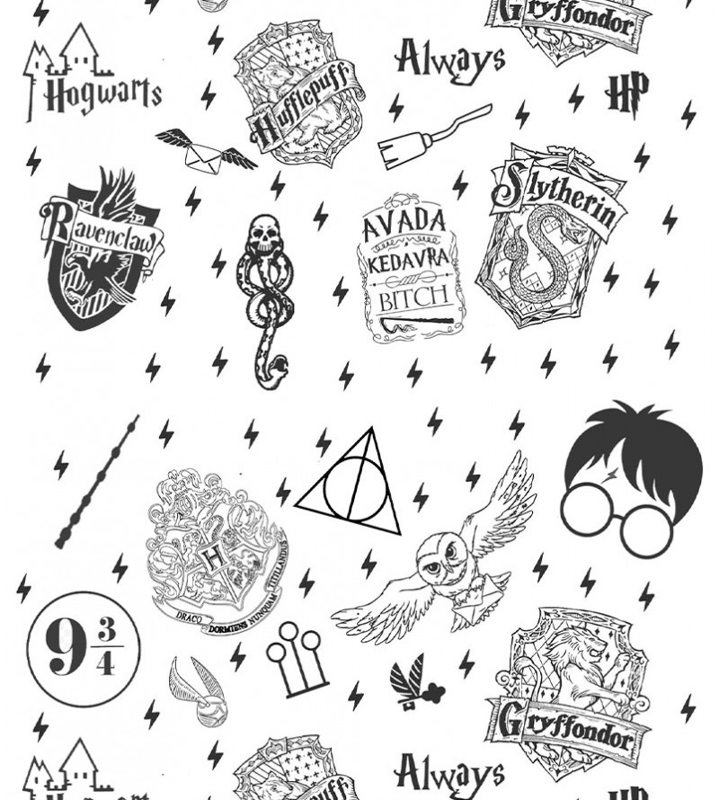 Papel De Parede Adesivo Harry Potter