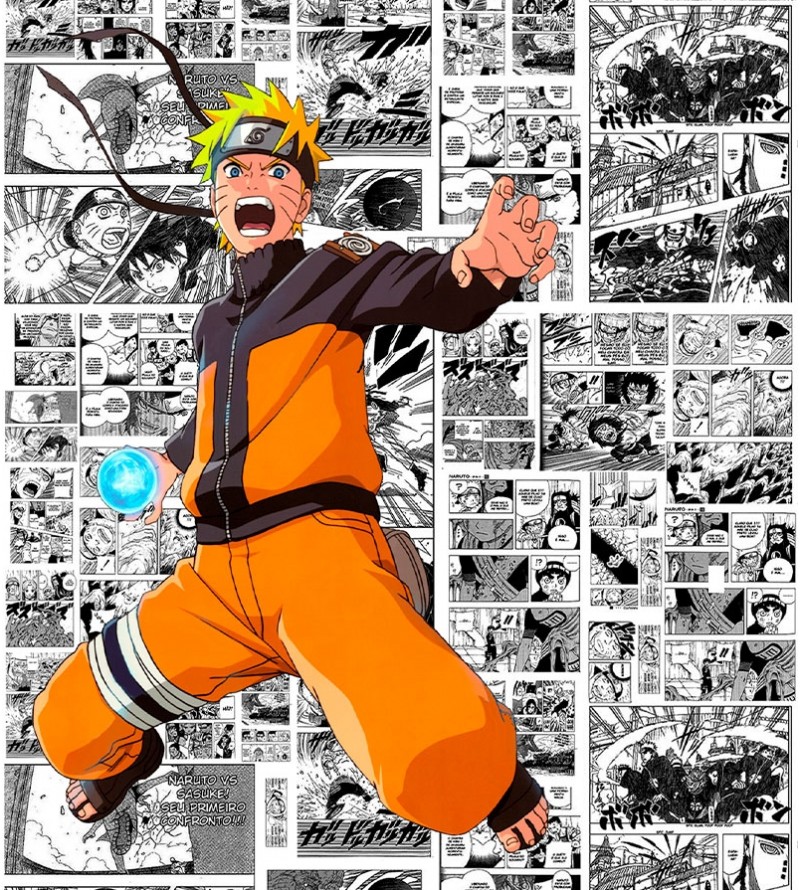 Papel De Parede Adesivo do Naruto Uzumaki