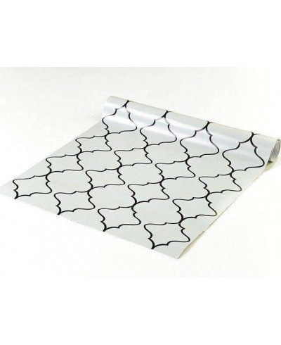 Papel de parede em tons cinza e com detalhes pretos - Geométrico 17 Papel de parede em tons cinza e com detalhes pretos - Geométrico 17