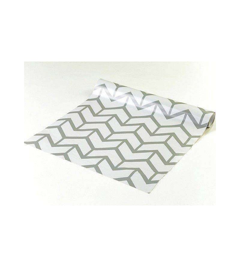 Papel de parede em tons cinza - Geometrico 20