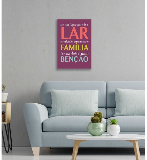 Quadro Decorativo escrito "Atos 21:14"