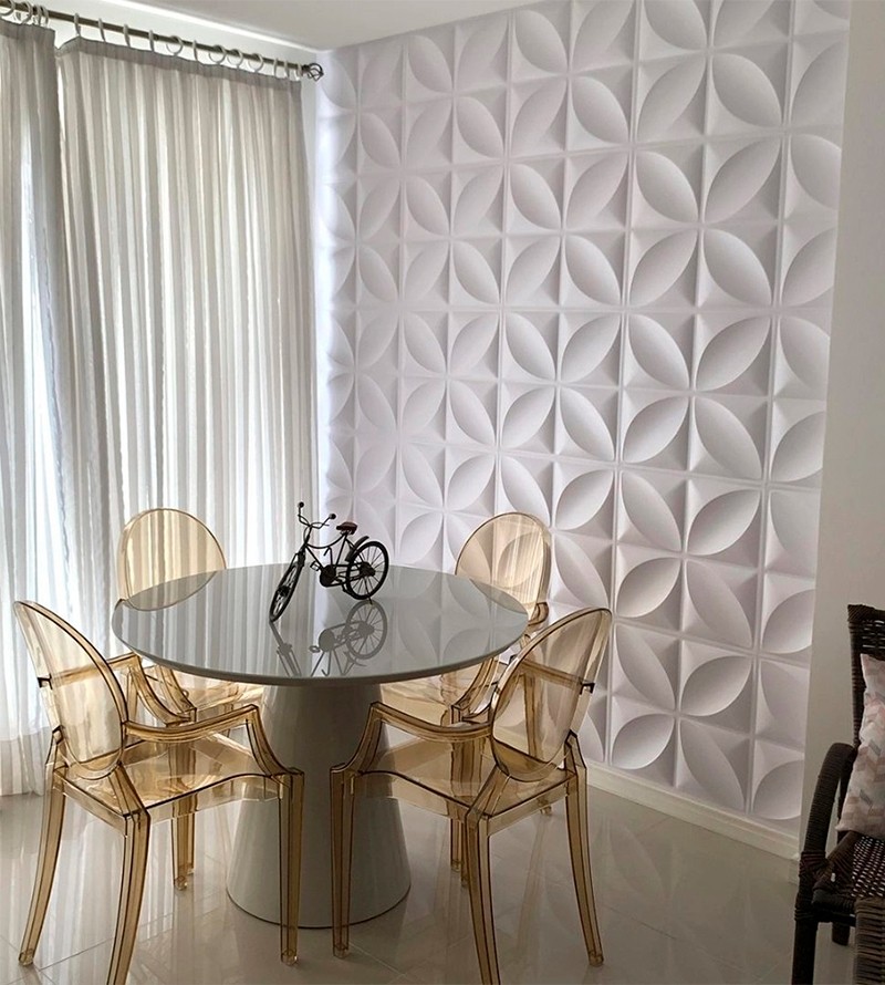 Placa Decorativa de Parede 3D Revestimento PVC...