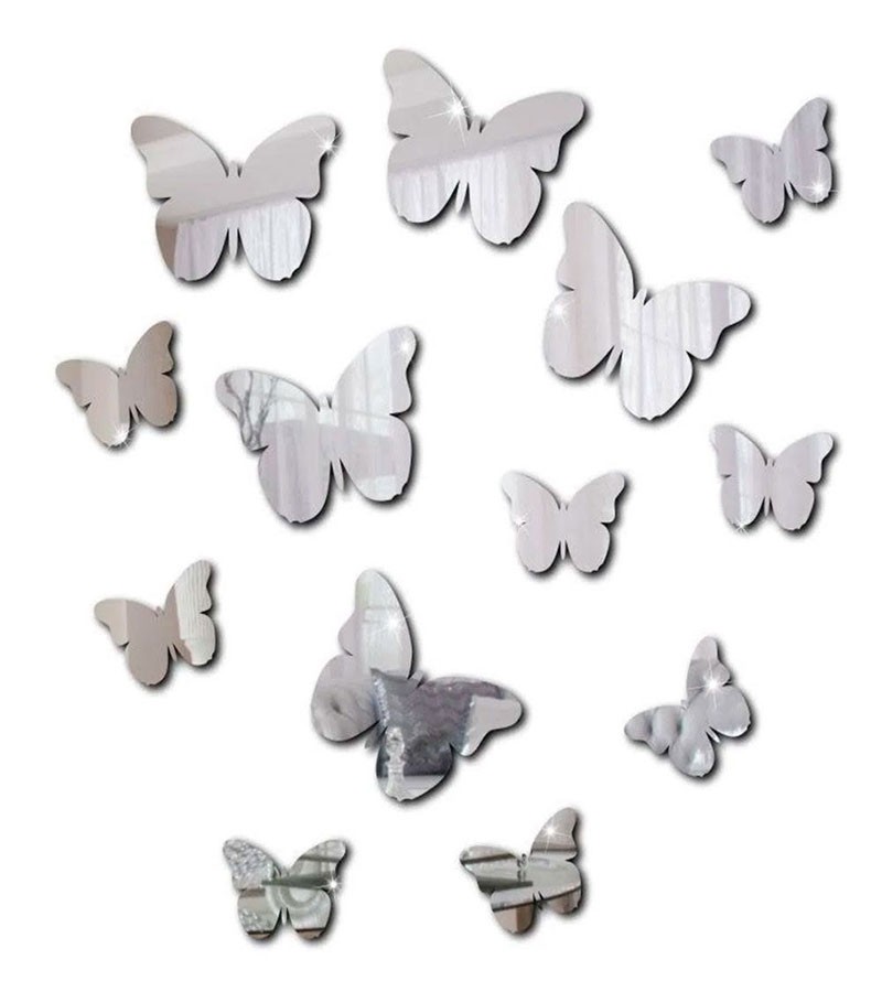 Espelho Para Decoração Borboletas Para Quarto...