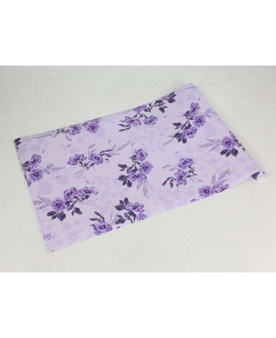 Papel de parede com flores em roxo e tons roxos, fundo roxo e folhagem verde musgo - Luxury 08 Papel de parede com flores em roxo e tons roxos, fundo roxo e folhagem verde musgo - Luxury 08