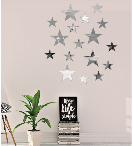 Espelho Decorativo Estrelas...