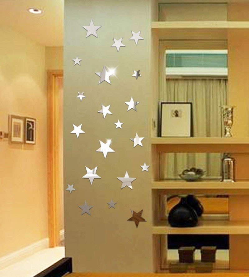 Espelho Decorativo Estrelas 12 peças em...