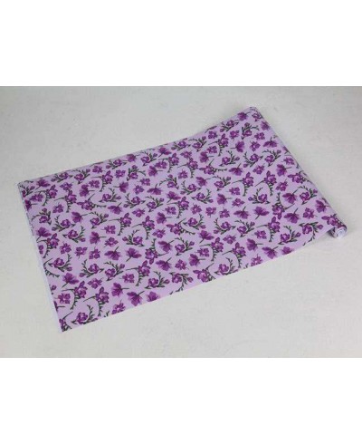 Papel de parede com flores em roxo detalhes verde musgo, fundo em rosa - Luxury 13 Papel de parede com flores em roxo detalhes verde musgo, fundo em rosa - Luxury 13