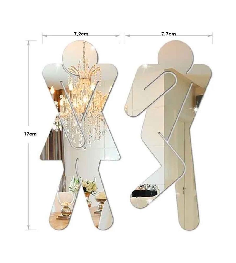 Espelho Para Decoração Para Porta Banheiro Bar...