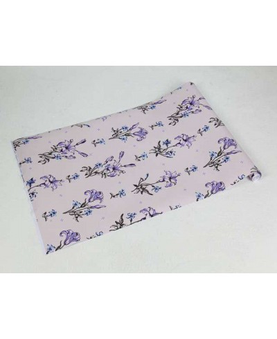 Papel de parede em tons de azul, roxo e cinza, com folhagem em marrom e cinza, fundo nude - Luxury 15 Papel de parede em tons de azul, roxo e cinza, com folhagem em marrom e cinza, fundo nude - Luxury 15