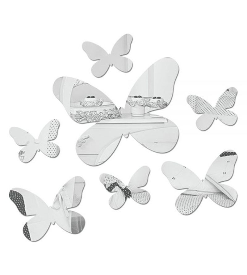 Espelho Decorativo Borboletas 7 peças em...