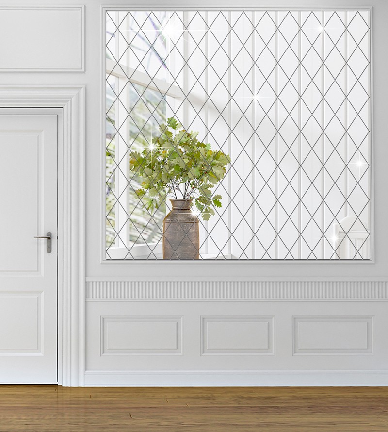 Espelho Acrílico Diamante 3D Decorativo