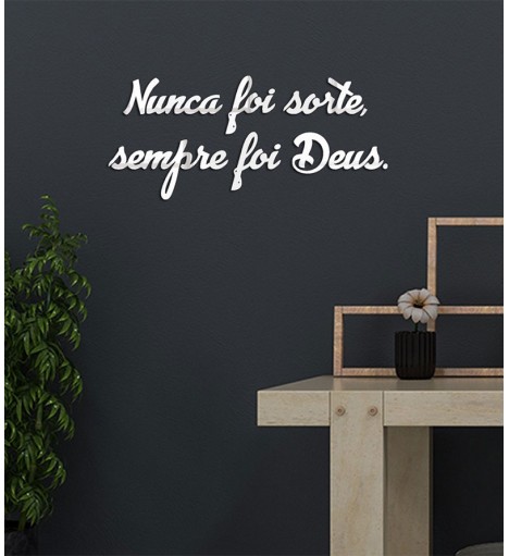 Espelho Decorativo Frase...