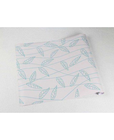 Papel de parede com fundo bege e desenhos verdes - Nature 07