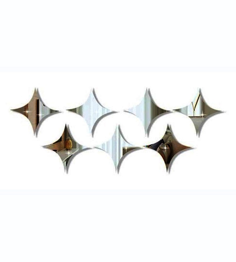 Conjunto 35 Estrelas Espelhadas Acrilico...