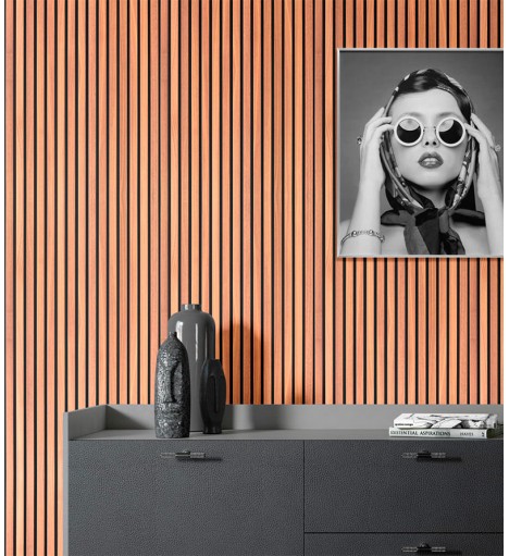 Papel de Parede Madeira Ripada