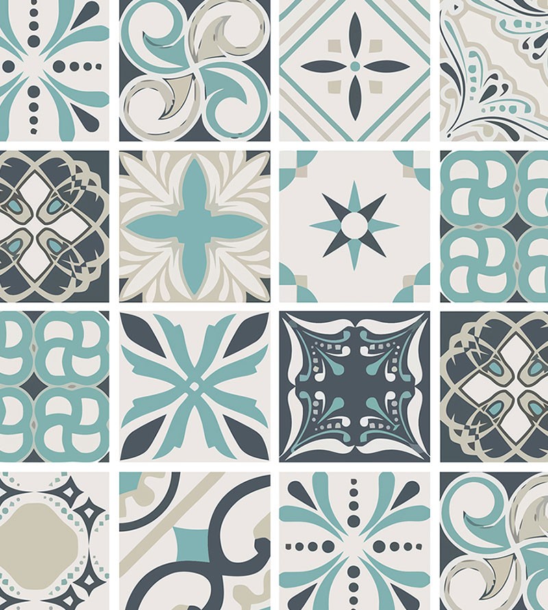 Adesivo Azulejo Grego