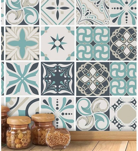 Adesivo Azulejo Grego