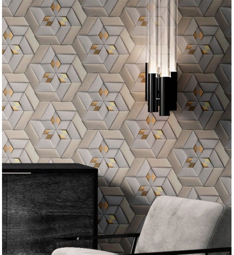 Papel de Parede 3D Formas...