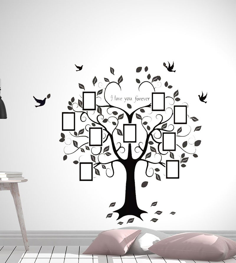Adesivo Árvore Genealógica Família "I love you...