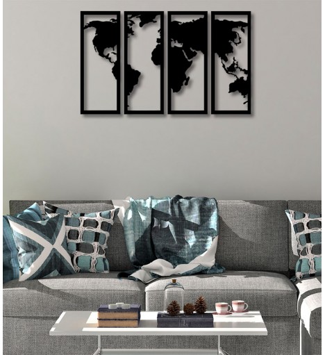 Conjunto 4 Placas Quadros...