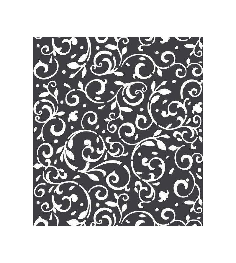 Papel de Parede Arabesco Ornamental nas cores preto e branco - Ornamental 02