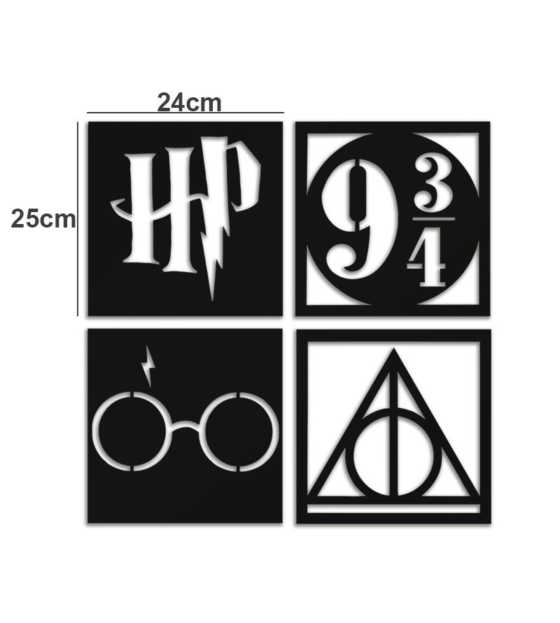 Quadro Decorativo Harry Potter Vazado