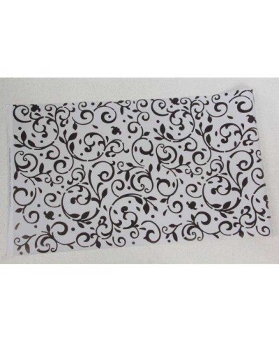 Papel de Parede Arabesco Ornamental nas cores preto e branco - Ornamental 01 Papel de Parede Arabesco Ornamental nas cores preto e branco - Ornamental 01