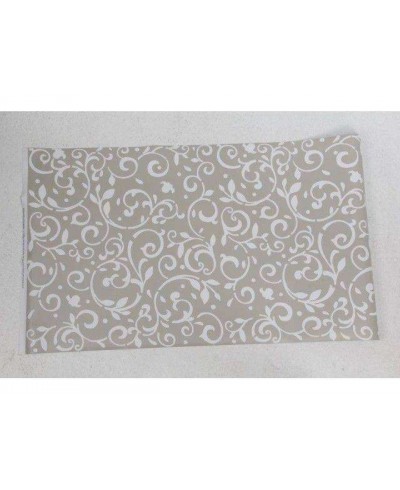 Papel de Parede Arabesco Ornamental nas cores Bege e branco - Ornamental 03 Papel de Parede Arabesco Ornamental nas cores Bege e branco - Ornamental 03