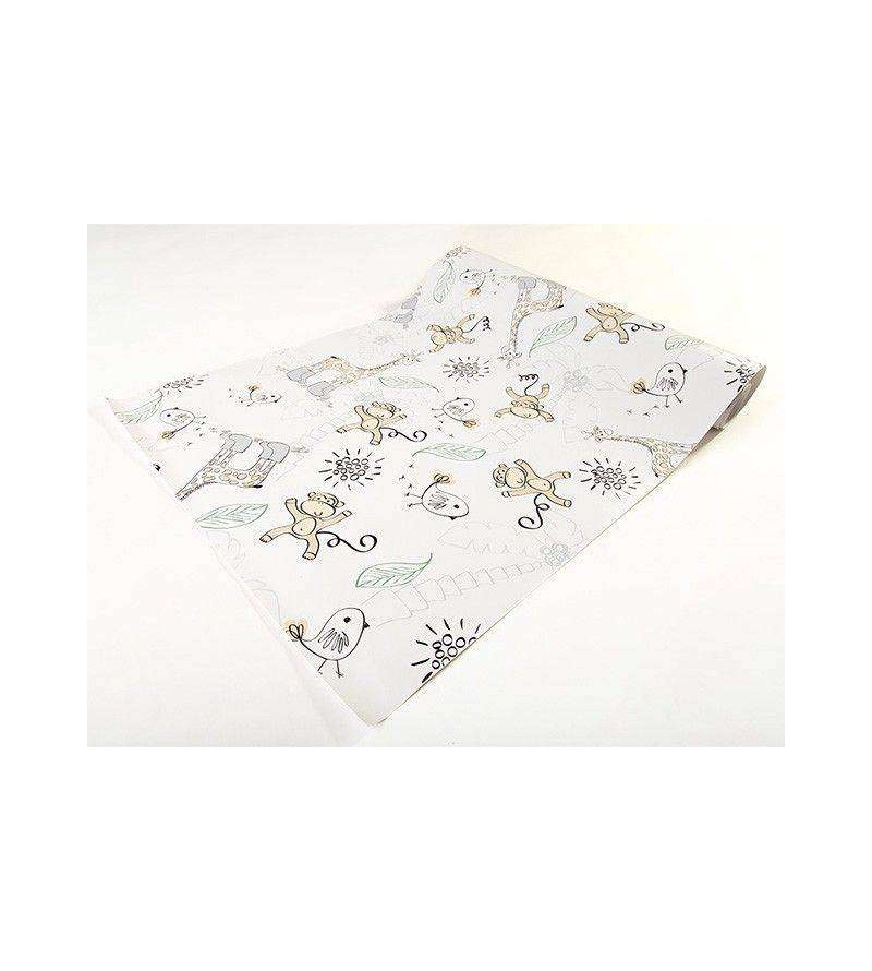 Papel de Parede Bebê Safari Animais