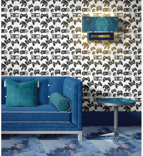 Papel de Parede Joystick Black