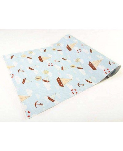 Papel de Parede Bebê Barquinhos Cartoon Papel de Parede Bebê Barquinhos Cartoon