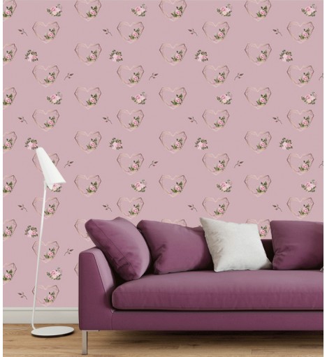 Papel de Parede Flor e...