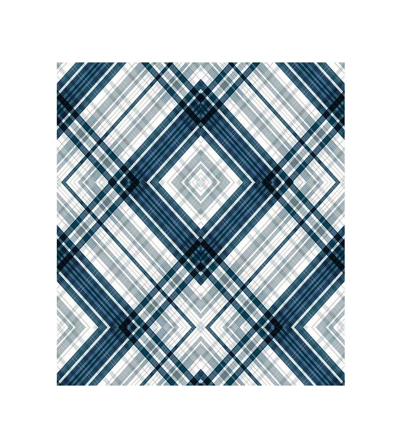 Papel de parede, com tons de azul e bege cinza - Casual 10