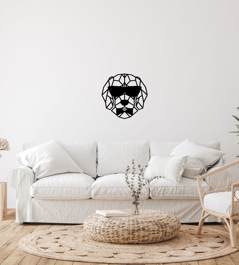 Quadro Decorativo Cachorro Preto