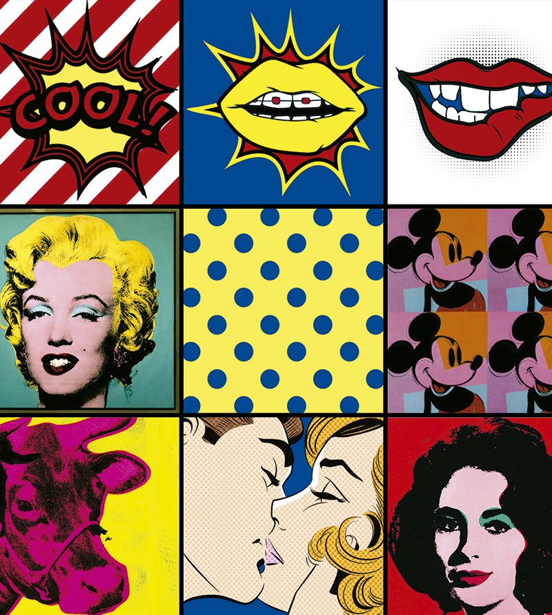 Papel De Parede Pin Up Quadros Anos 90