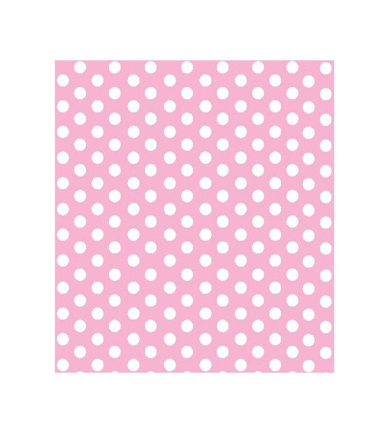 Papel de parede poá em tons rosa e branco - Poá 120