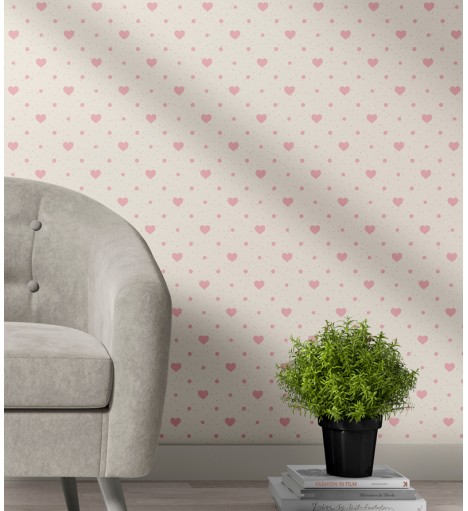 Papel de Parede Corações...